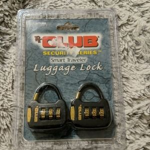 3/$35.00 THE CLUB SECURITY LUGGAGE LOCKS 2 LOCKS